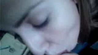 Milf Brunette Amateur Blowjob - porn video