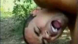 Two Twinks Fuck Outside - porn video