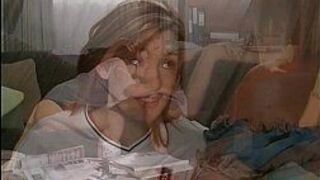 Horny teen babe exploring her blonde - porn video