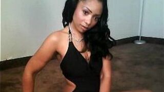 ebony babe squirting - porn video