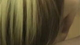 Cute chick takes big cock into her mouth - porn video