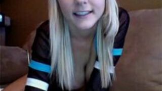 Blonde cum - porn video