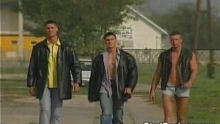 Sexy gay bikers love getting dirty - porn video