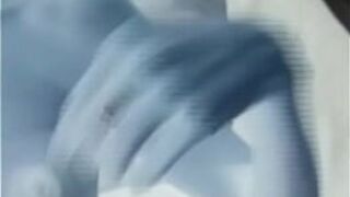 Brunette in nylons sucking cock - porn video