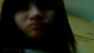 Cute asian Girl fuck with big cock - porn video