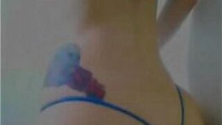 Bigtits Emo Viorotica dildoing in the bathroom - porn video