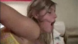 Cute blonde teen fucked - porn video