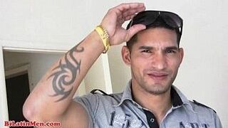 Hot Cuban big dick jerking off - porn video