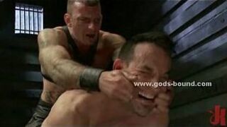 Kinky pervert gay in leather pants - porn video